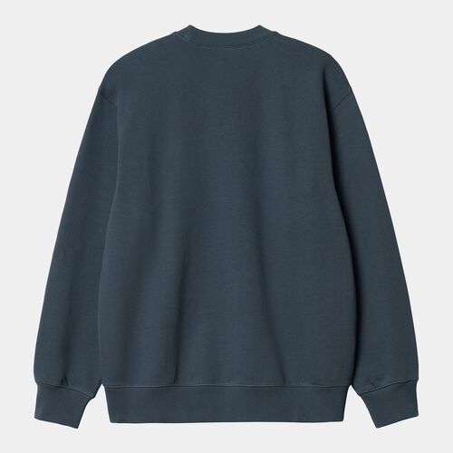 Sudadera Azul Carhartt Pocket Sweatshirt Ore XS