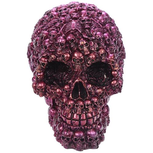 Figura Calavera Calavera con Mini Calaveras Metálicas Puckator TU