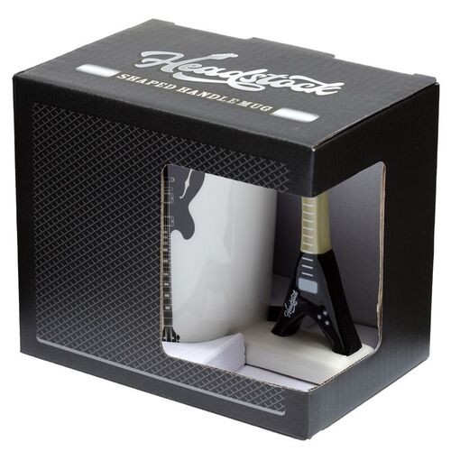 Taza de Cerámica Asa con Forma de Guitarra Puckator TU