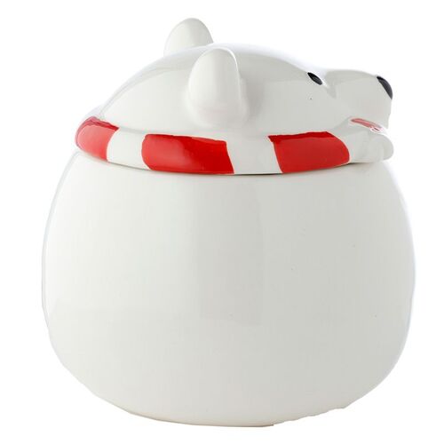Taza de Cerámica con Tapa Oso Polar Puckator TU