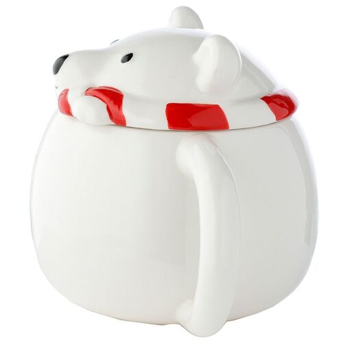 Taza de Cermica con Tapa Oso Polar Puckator TU