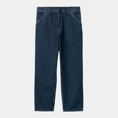 Pantalones Carhartt Azules Single Knee Pant Blue Stone Washed W30 L32
