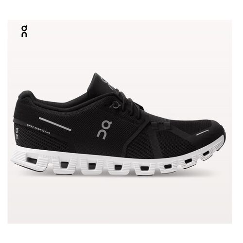 Zapatillas Negras On Running Cloud 5 Black-White 40