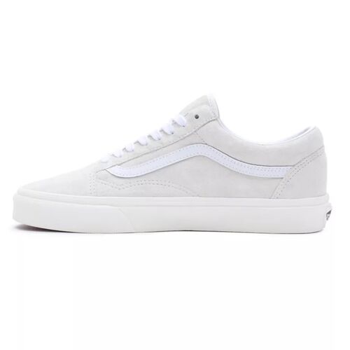 Zapatillas Vans Blancas Old Skool de Ante de Cerdo 36