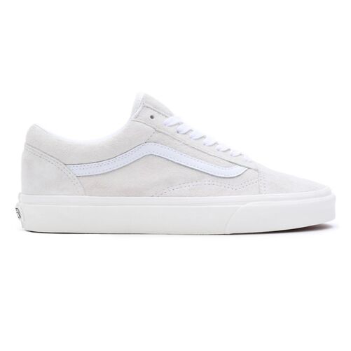 Zapatillas Vans Blancas Old Skool de Ante de Cerdo 36