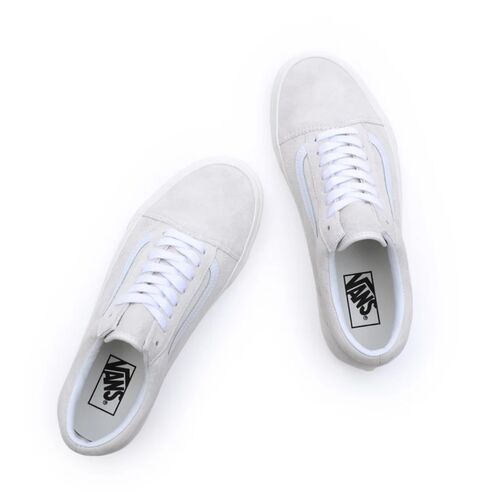 Zapatillas Vans Blancas Old Skool de Ante de Cerdo 36