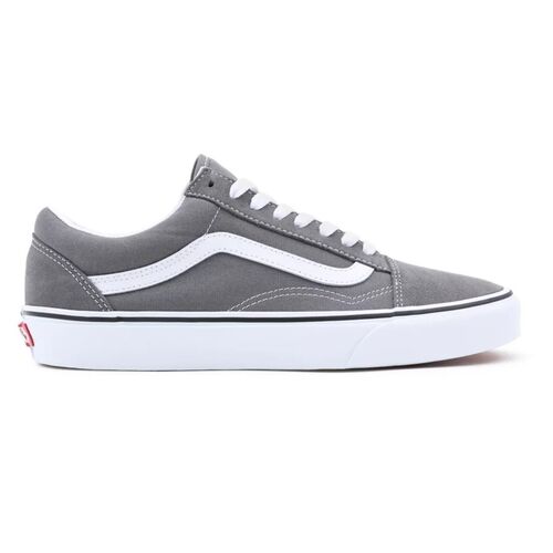 Zapatillas Vans Grises Old Skool Pewter-Truwhite 42