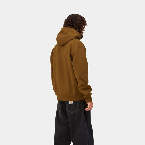 Sudadera Marrn Carhartt Hooded Sweat Deep H Brown XS