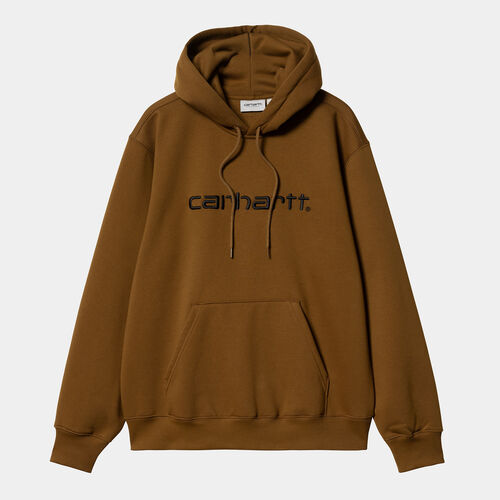 Sudadera Marrn Carhartt Hooded Sweat Deep H Brown XS