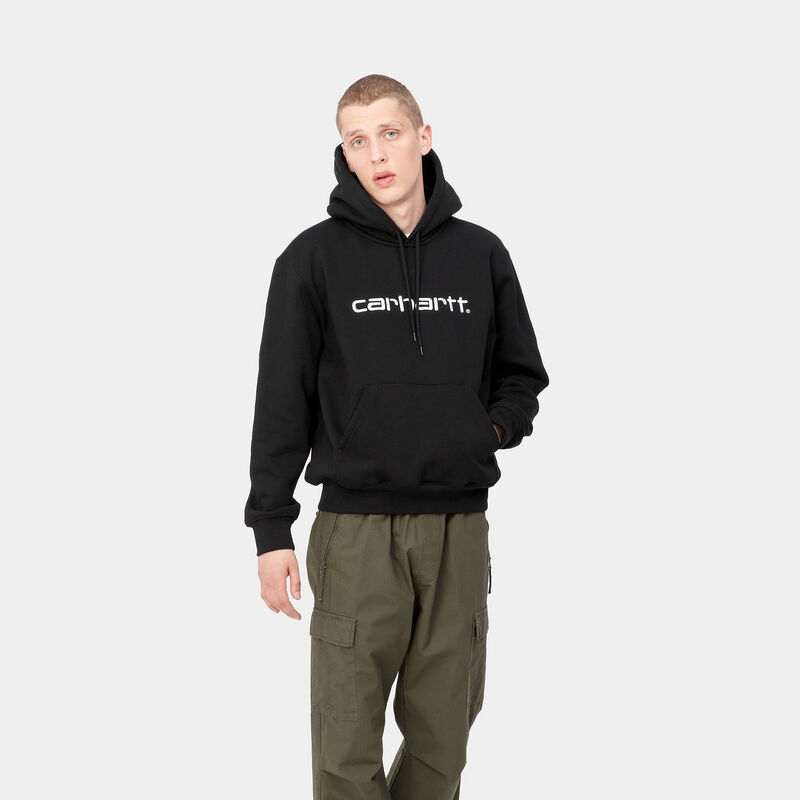 Sudadera Carhartt: Hooded Sweat Black