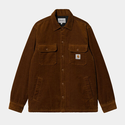 Cazadora Marrn Carhartt Whitsome Shirt Jac Deep H Brown S