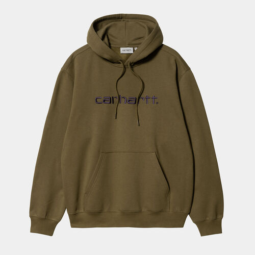 Sudadera Verde Carhartt Hooded Sweat Higland - Cassis XS