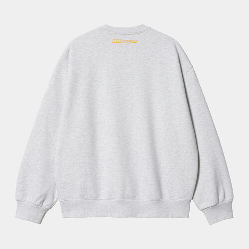 Sudadera Gris Carhartt DeadKebab Knock Knock Swea Ash Heather  XS