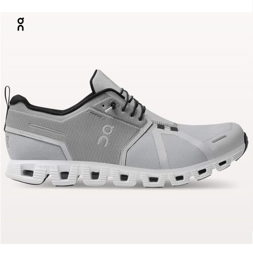 Zapatillas On Running Grises Cloud 5 Waterproof Glazier - White 41