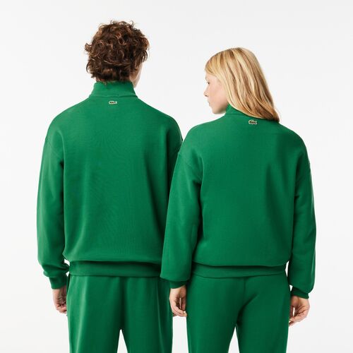 Sudadera Verde Lacoste Cuello Alto Jogger XS
