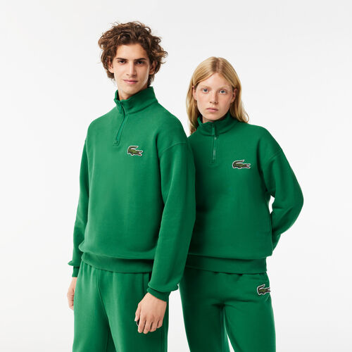 Sudadera Verde Lacoste Cuello Alto Jogger XS