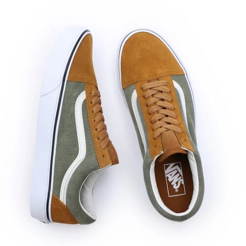 Zapatillas Vans Ols Skool Verde - Marrón 41