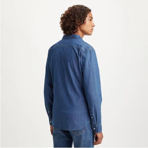 Camisa Azul Levis Battery Housemark Indigo Stonewash  S