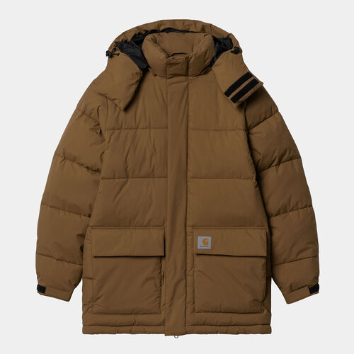 Abrigo Marrn Carhartt Milter Jacket Tamarind S