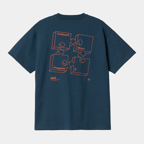 	Camiseta Azul Carhartt Assemble T-Shirt Squid XS