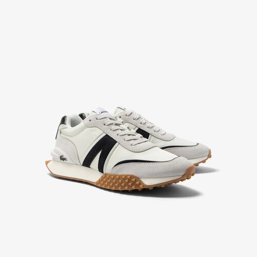 Zapatillas Lacoste  L-Spin Deluxe en piel Blanco - Negro 45