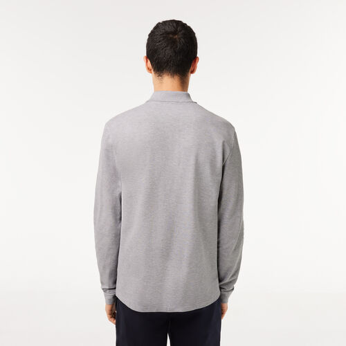 Polo Gris Lacoste Heathered Vigoré S