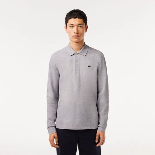 Polo Gris Lacoste Heathered Vigoré S