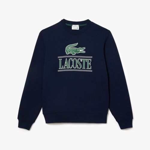 Sudadera Azul Marino Lacoste sin capucha Jogger S