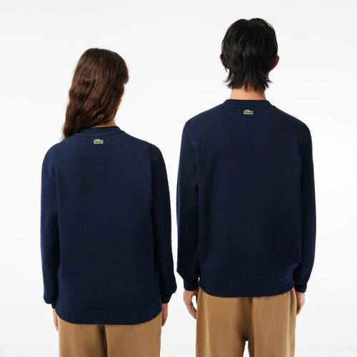 Sudadera Azul Marino Lacoste sin capucha Jogger S