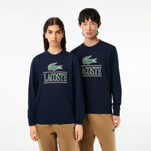 Sudadera Azul Marino Lacoste sin capucha Jogger S