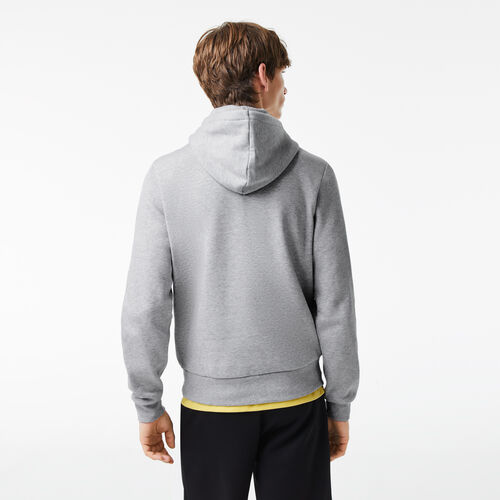 Sudadera Gris Lacoste con capucha Jogger Vigoré M