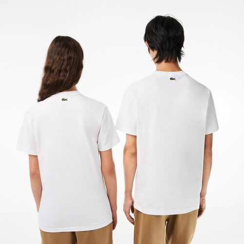 Camiseta Blanca Lacoste Regular Fit S