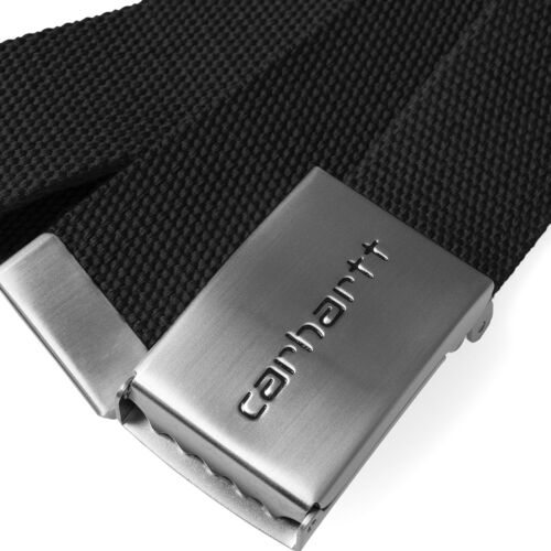 Cinturn Negro Carhartt Clip Belt Chrome Black TU