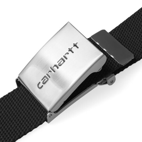 Cinturn Negro Carhartt Clip Belt Chrome Black TU