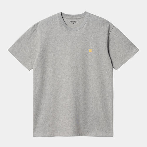 Camiseta Gris Carhartt Chase T-Shirt Grey Heather S