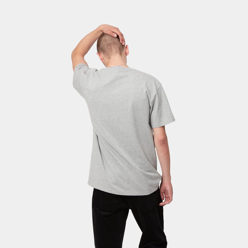 Camiseta Gris Carhartt Chase T-Shirt Grey Heather  L