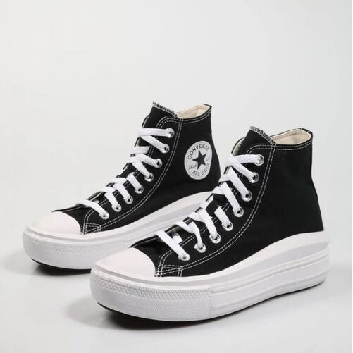 Zapatillas Converse Negras Move Hi 36