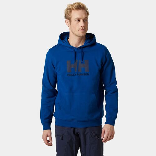 Sudadera Azul con capucha Helly Hansen Logo Hoodie Deep F Jord S