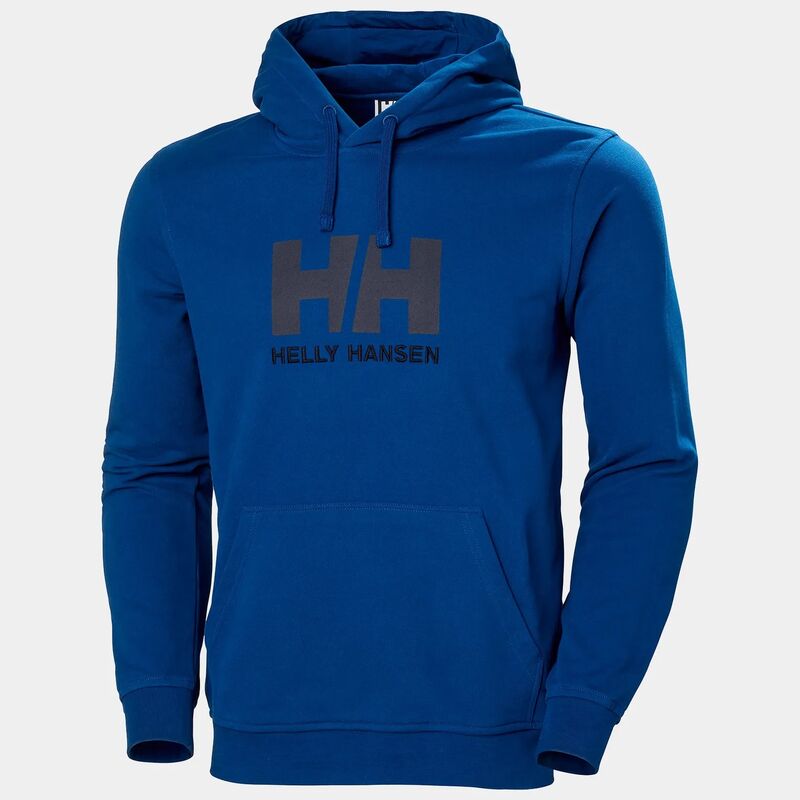 Sudadera Azul con capucha Helly Hansen Logo Hoodie Deep F Jord S