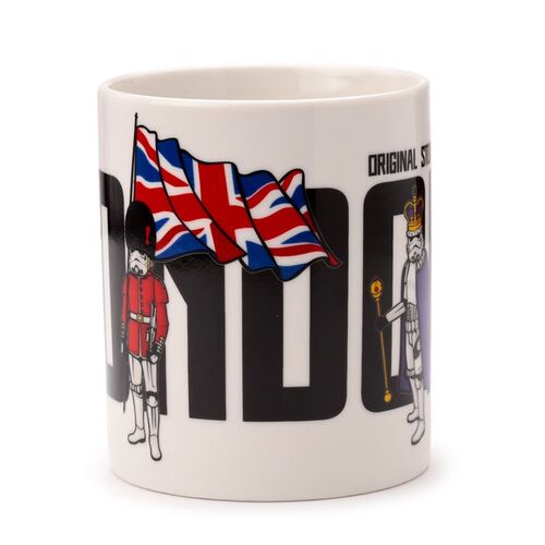 Taza de Porcelana Puckator Soldado Imperial Londres  TU