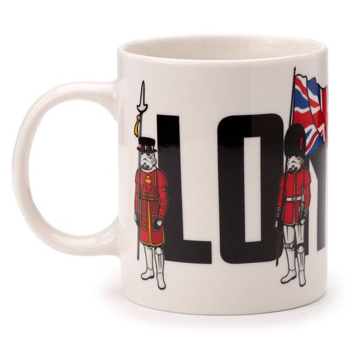 Taza de Porcelana Puckator Soldado Imperial Londres  TU