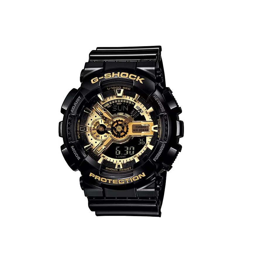 Reloj Negro Casio G-Shock Serie GA-110 Wrist Watch Anadigi TU