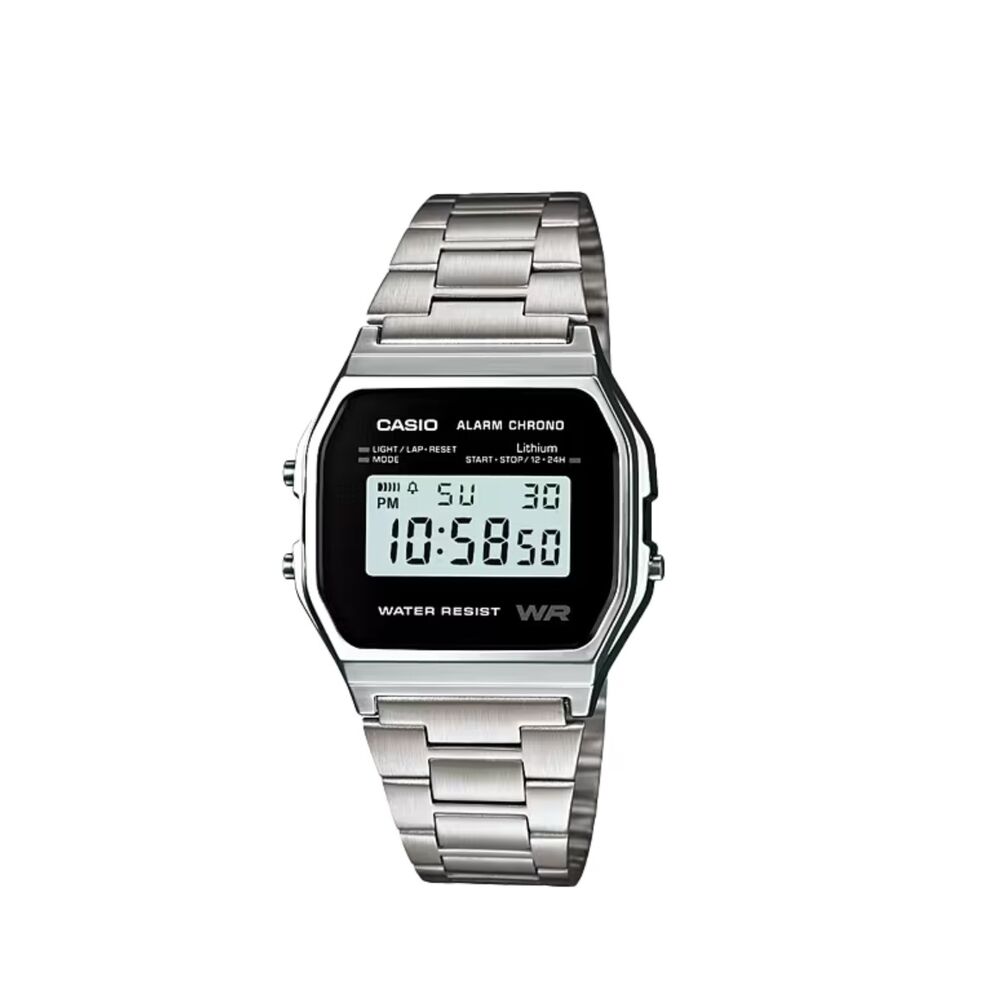 Reloj Plateado Casio Iconic Wrist Watch Digital TU