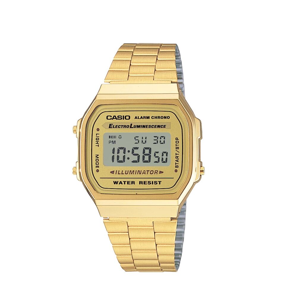 Reloj Dorado Casio Iconic Wrist Watch Digital TU