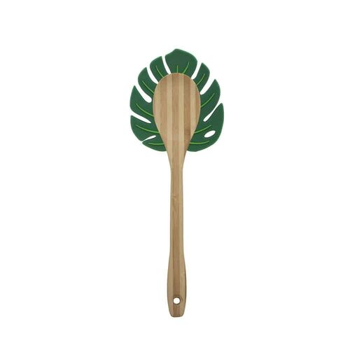 Reposa Cucharas Verde "Hoja" Fisura