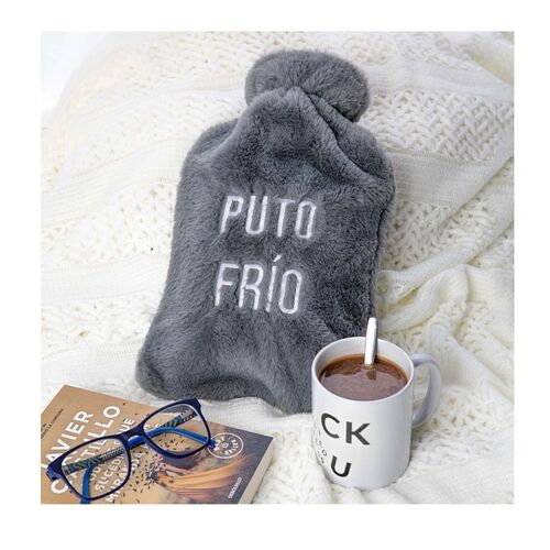 Bolsa de agua puto frío Gris Fisura