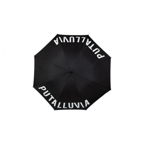 Paraguas Negro Fisura "Puta Lluvia"