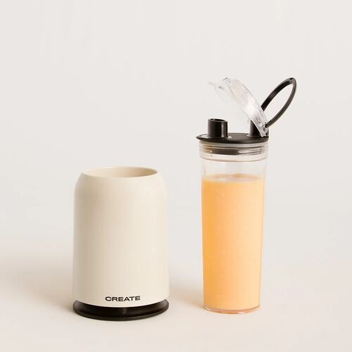 MOI SLIM CREATE - Batidora con vaso portátil blanco roto TU