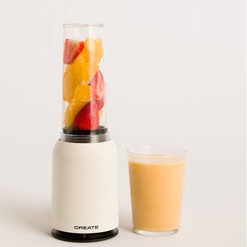 MOI SLIM CREATE - Batidora con vaso portátil blanco roto TU