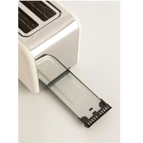 TOAST RETRO XL - Tostadora para rebanadas anchas Blanco Roto Create